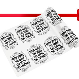 Tag der Mama-der glückliche Mutter Geschenkpapier