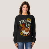 Tag der Mama der Hühnchen-Hen Sweatshirt (Vorne ganz)