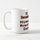 Tag der Menschenrechte 10 Event-Geschenk Kaffeetasse (Links)