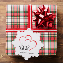 Tag der Minimalistischen Valentine mit eigener Mar Ornament Karte