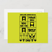 Tag der Mitarbeiteraufwertung Postkarte (Vorne/Hinten)