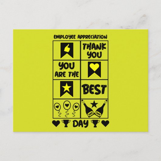 Tag der Mitarbeiteraufwertung Postkarte (Vorderseite)