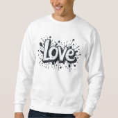 Tag der monochromen Liebe Sweatshirt (Vorderseite)