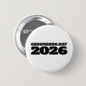 Tag der Murmeltier 2026 Button (Vorne & Hinten)