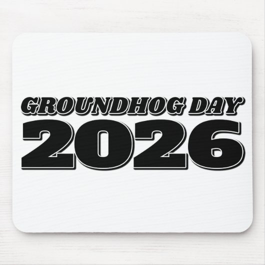 Tag der Murmeltier 2026 Mousepad (Vorne)