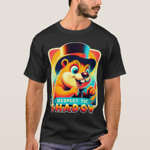 Tag der Murmeltier Achtung Schatten Lustiger Humor T-Shirt
