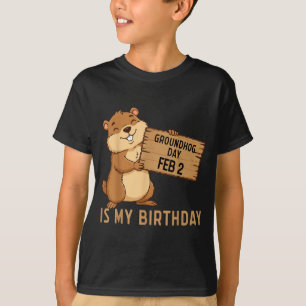 Tag der Murmeltier Februar 2 ist mein Geburtstag F T-Shirt