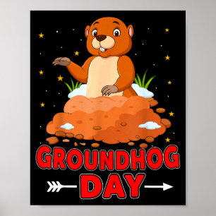 Tag der Murmeltier Liebhaber Poster