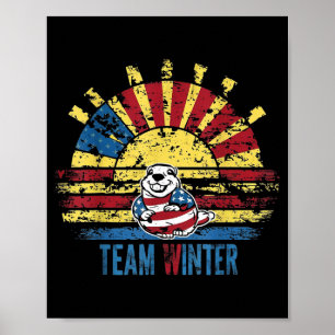 Tag der Murmeltier-Mannschaft Winter V5 Poster