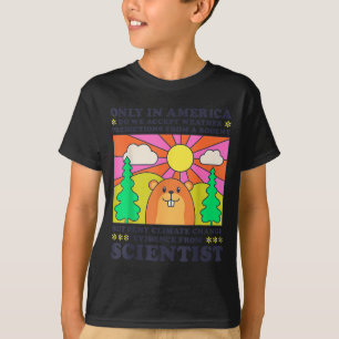 Tag der Murmeltier nur Amerika akzeptiert Nagetier T-Shirt