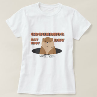 Tag der Murmeltier T-Shirt | Retro EST 1887