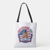 Tag der Murmeltier Tasche (Rückseite)
