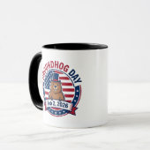 Tag der Murmeltier Tasse (Vorderseite Links)
