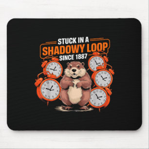 Tag der Murmeltier-Wortspiel Schatten Sarkasmus Lu Mousepad
