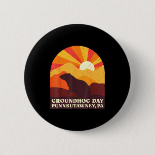 Tag der Murmeltiere Punxsutawney Pa Männer Frauen Button