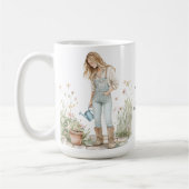 Tag der Mutter der grünen Mama Kaffeetasse (Links)