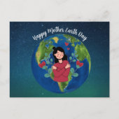 Tag der Mutter Erde am 22. April Postkarte (Vorderseite)