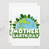 Tag der Mutter Erde Einladung (Vorne/Hinten)