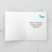 Tag der Mütter für die Hübsche Blumengrenze Karte (Innenseite)