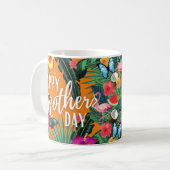 Tag der Mütter für tropische Blume Kaffeetasse (Vorderseite Links)