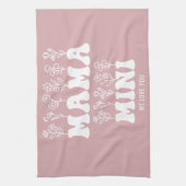 Tag der Mütter Geschirrtuch (Vertikal)