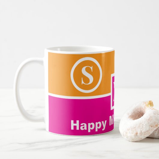 Tag der Mutter glücklich Kaffeetasse (Mit Donut)