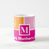 Tag der Mutter glücklich Kaffeetasse (Mittel)