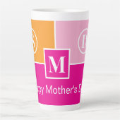 Tag der Mutter glücklich Milchtasse (Vorderseite)