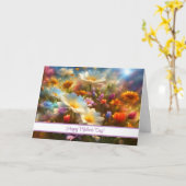 Tag der Mütter Hübsche Blume Karte (Gelbe Blume)