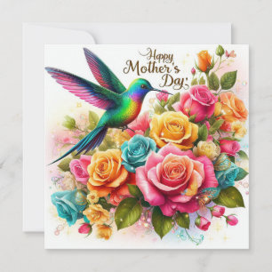 Tag der Mütter Hummingbird Feiertagskarte