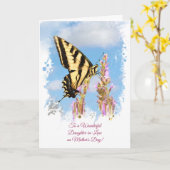 Tag der Mütter im Jurastudium künstlerische Schmet Karte (Gelbe Blume)