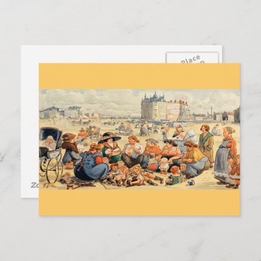 Tag der Mütter im Park Postkarte (Vorne/Hinten)