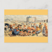 Tag der Mütter im Park Postkarte (Vorderseite)