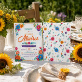 Tag der Mütter | Lateinamerikanischer Blumenstrauß Einladung