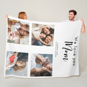 Tag der Mütter, Mama, Foto Collage, wir Liebe Sie, Fleecedecke