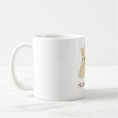 Tag der Mutter mit dem Wheaten & Black Scotties Kaffeetasse (Links)