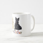 Tag der Mutter mit dem Wheaten & Black Scotties Kaffeetasse (VorderseiteRechts)