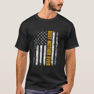 Tag der Mutter mit der besten amerikanischen Flagg T-Shirt