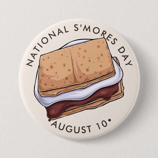 Tag der nationalen S'Mores Button (Vorderseite)