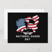Tag der Nationalgarde Postkarte (Vorne/Hinten)