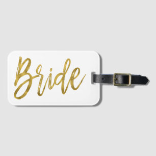 Tag der neuen Bridge Gold Foil Luggage Bag Gepäckanhänger