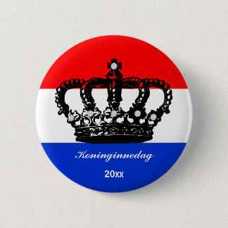 Tag der niederländischen Königin (Koninginnedag) Button