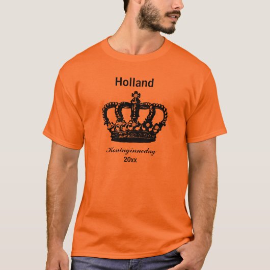 Tag der niederländischen Königin (Koninginnedag) T-Shirt (Vorderseite)