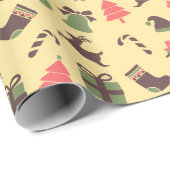 Tag der niedlichen festlich künstlichen Mütter Geschenkpapier (Rolleneckpunkt)