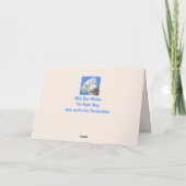 Tag der niedlichen Gänsemutter Karte (Rückseite)