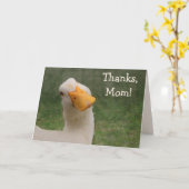 Tag der niedlichen Gänsemutter Karte (Gelbe Blume)