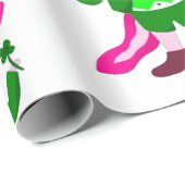 Tag der Patricks Axolotl leprechaun Geschenkpapier (Rolleneckpunkt)