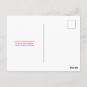 Tag der patriotischen amerikanischen Flagge Postkarte (Rückseite)