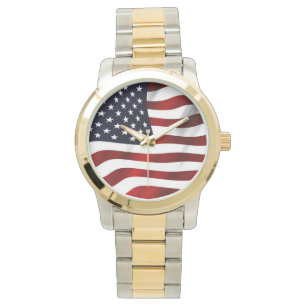 Tag der patriotischen Unabhängigkeit der amerikani Armbanduhr