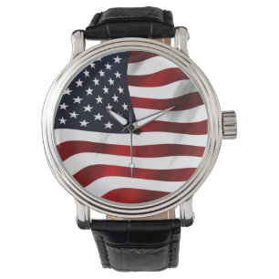 Tag der patriotischen Unabhängigkeit der amerikani Armbanduhr